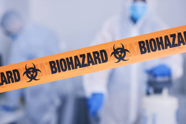 Professional Blood Cleanup technician working in Hempstead, TX